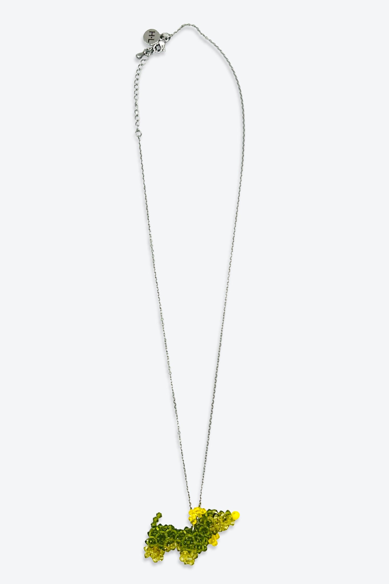 Green Daschund Necklace