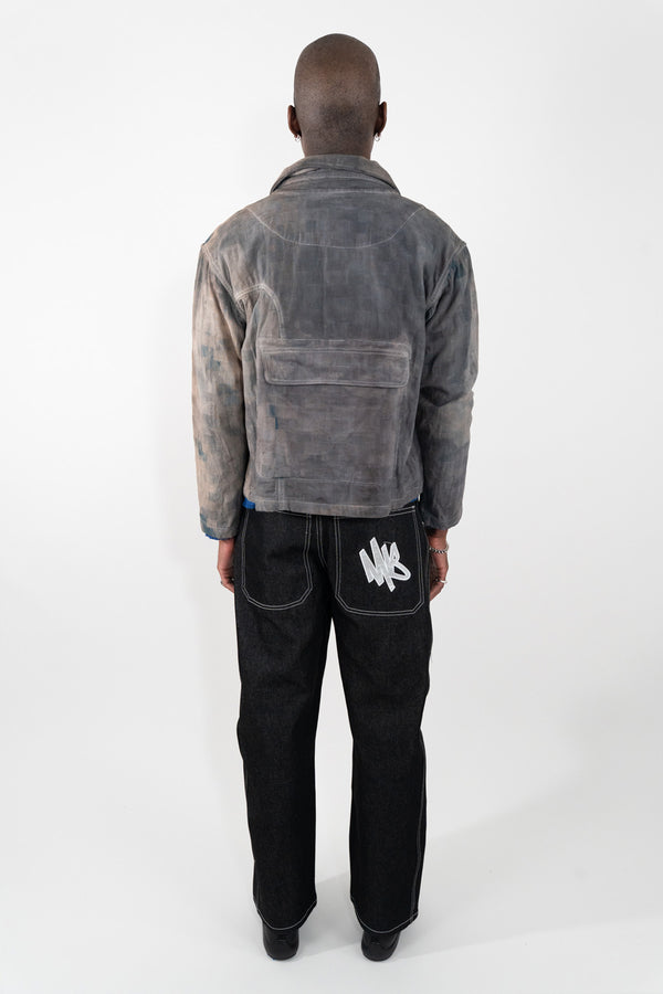 Charcoal Dye Arc Chore Jacket