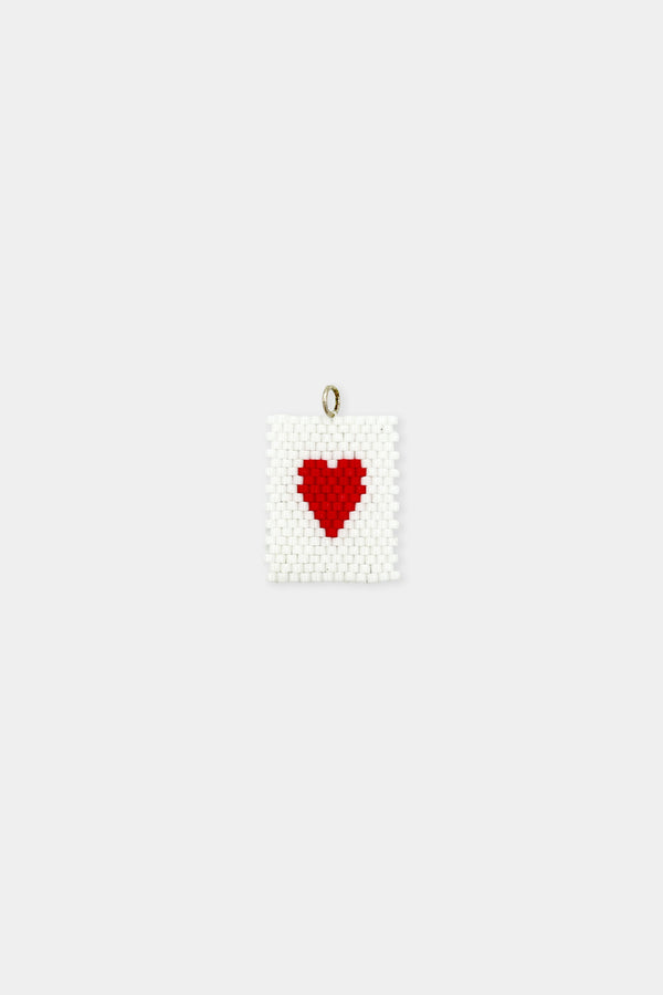 Heart Card Charm Necklace