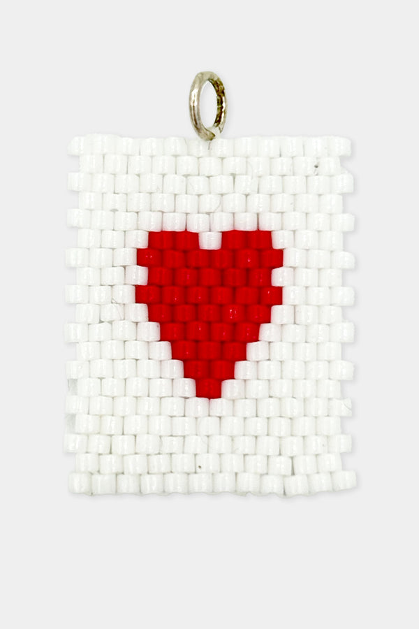 Heart Card Charm Necklace