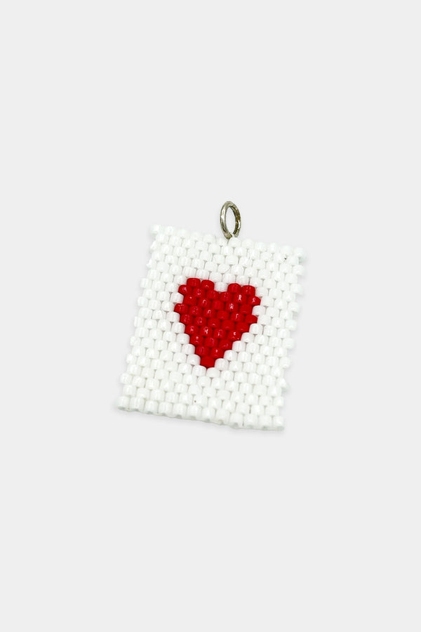 Heart Card Charm Necklace