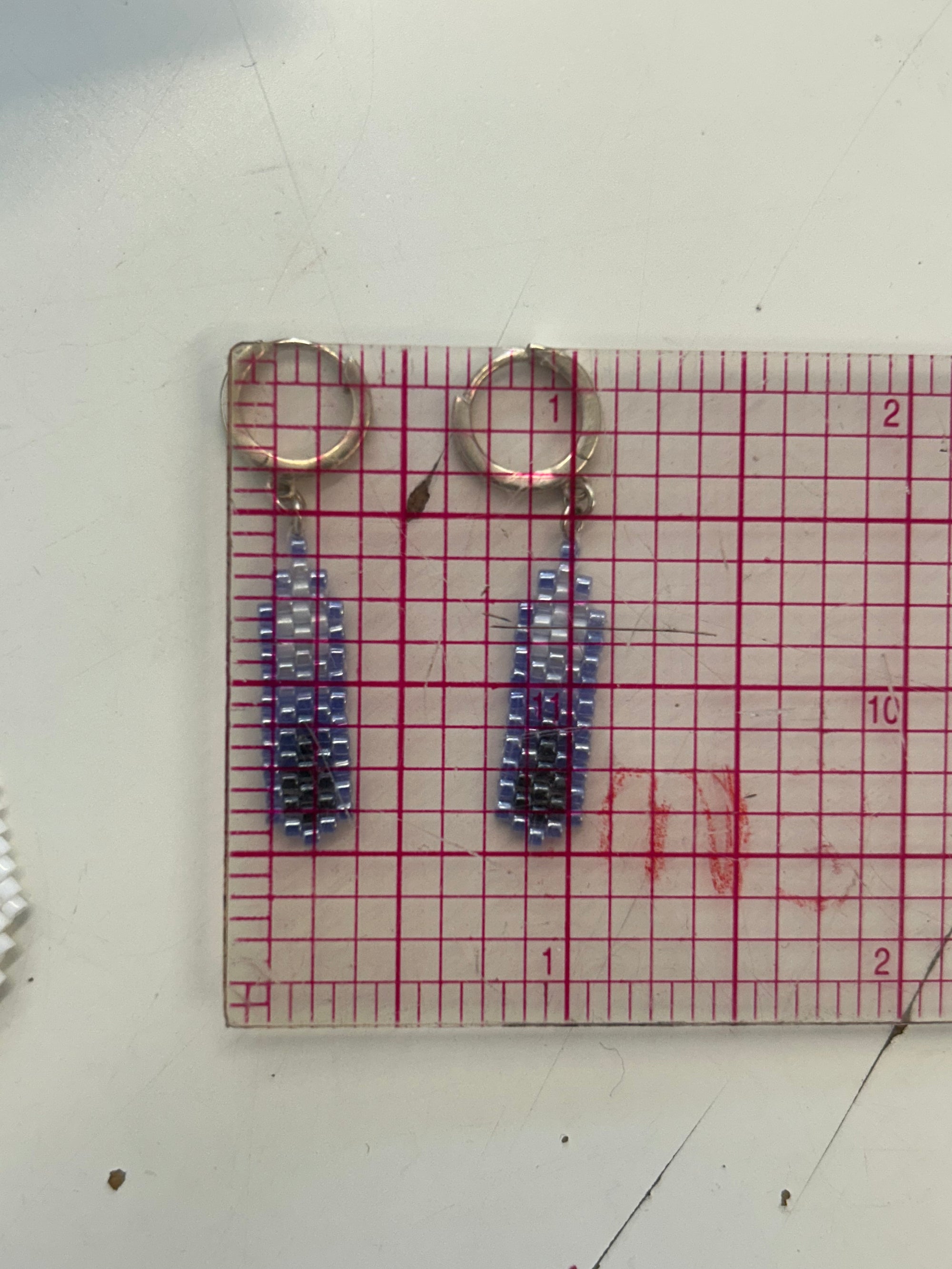 Blue Flame Earrings