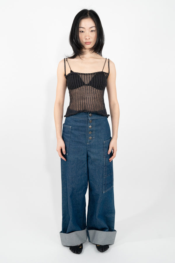 Quilted Pocket Denim