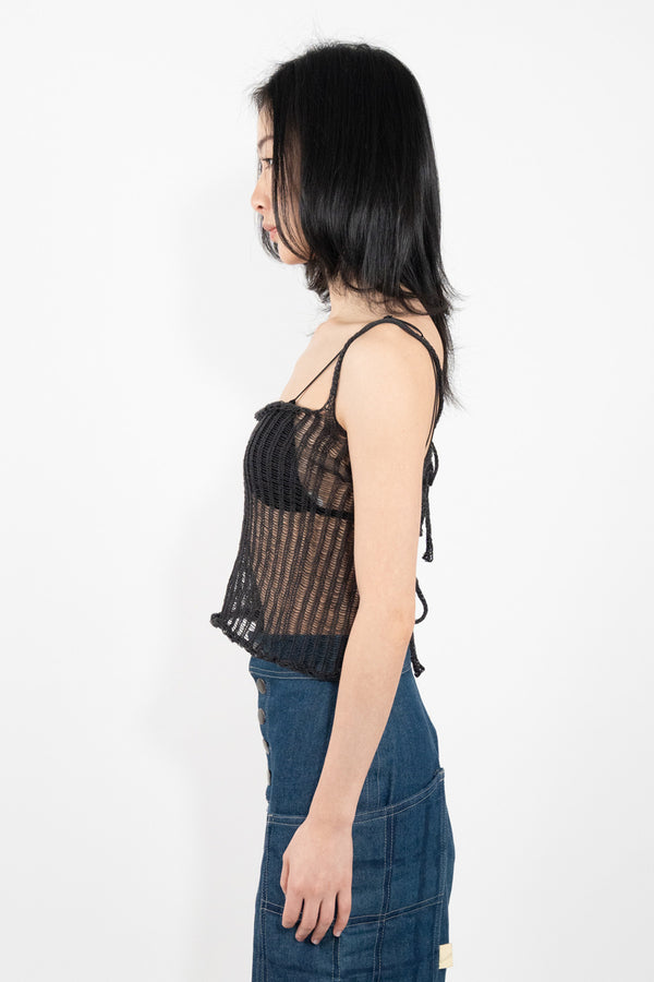 Charcoal Ladder Top