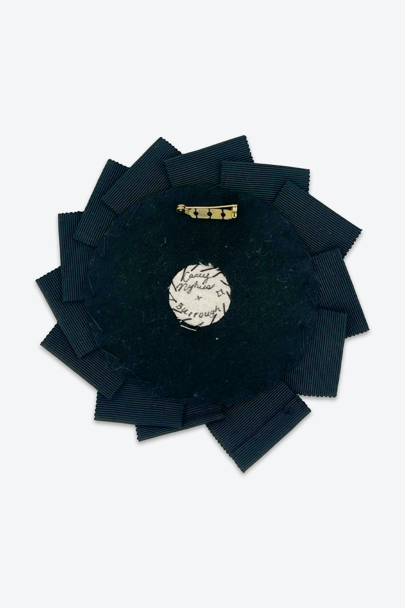 Black/Cream Brooch