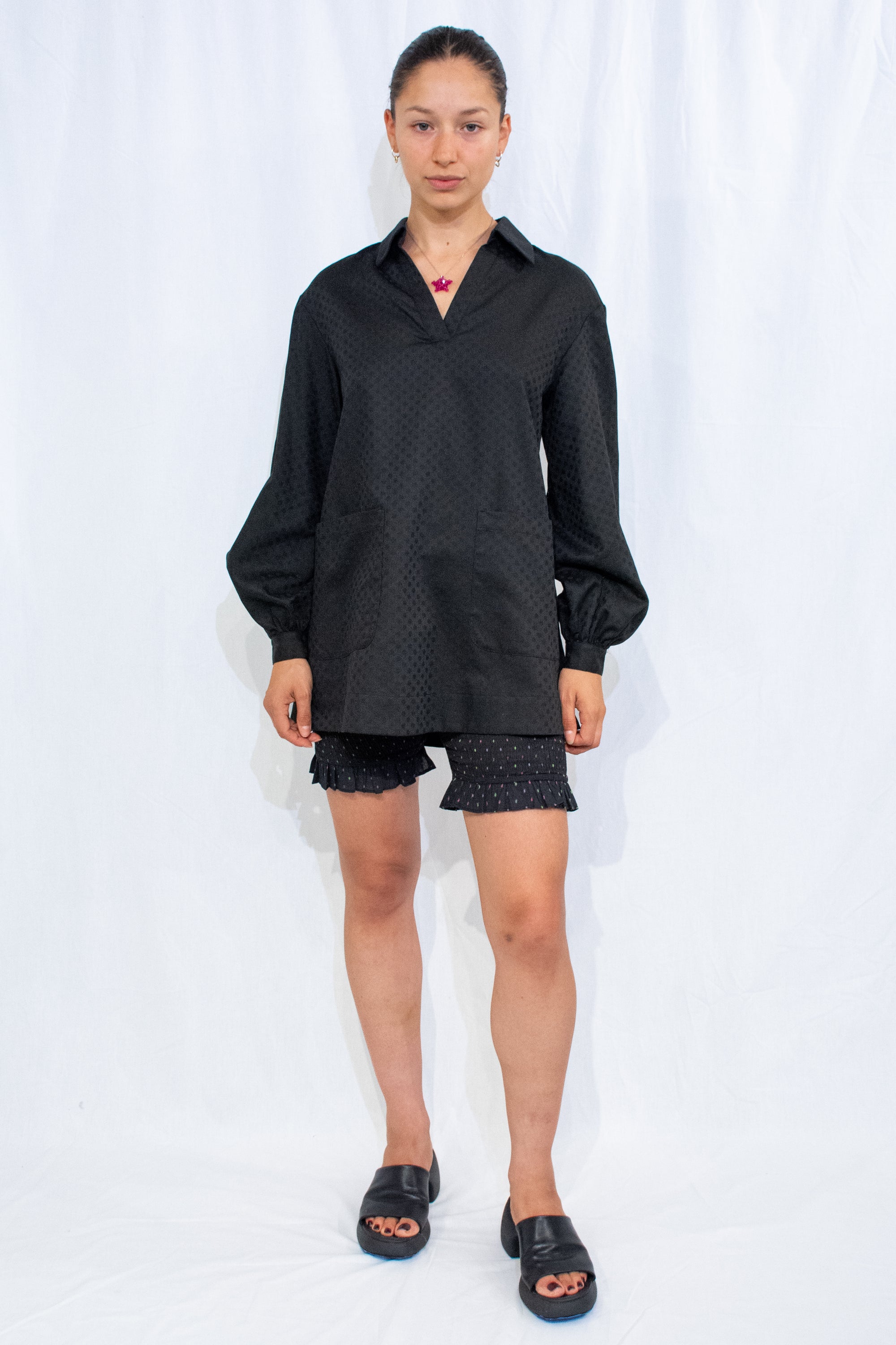 Anna Valentina Black Tunic