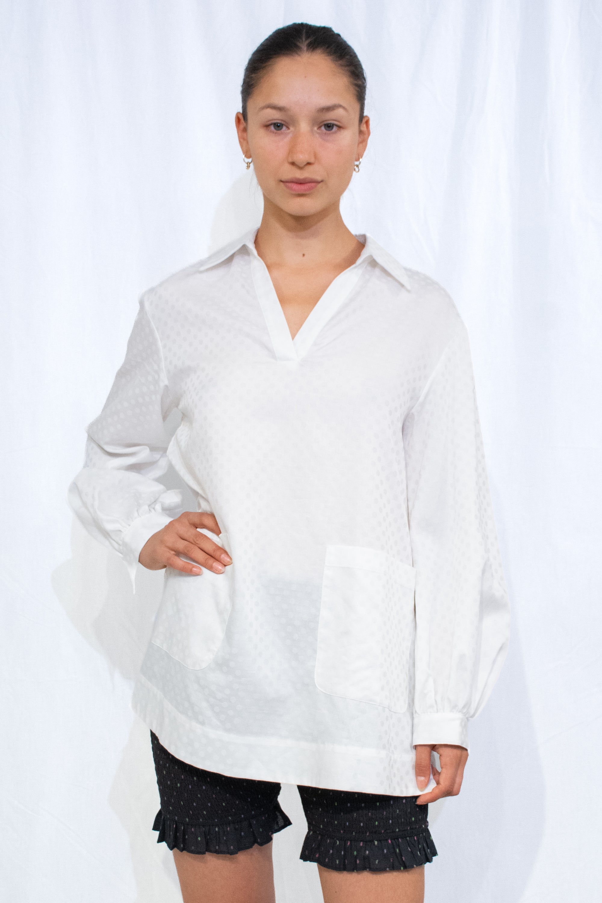 Anna Valentina White Tunic