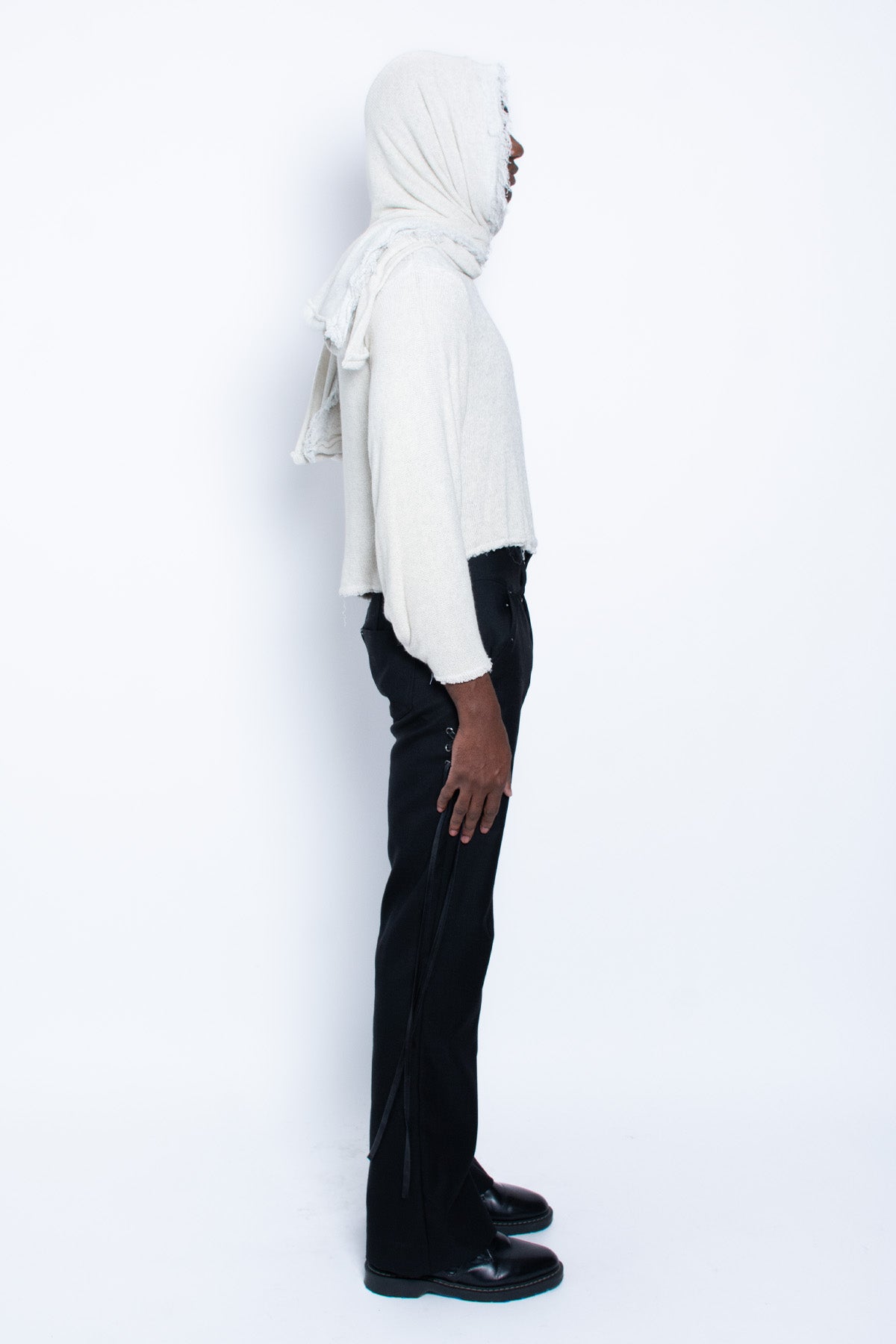 Layered Scarf Sweater