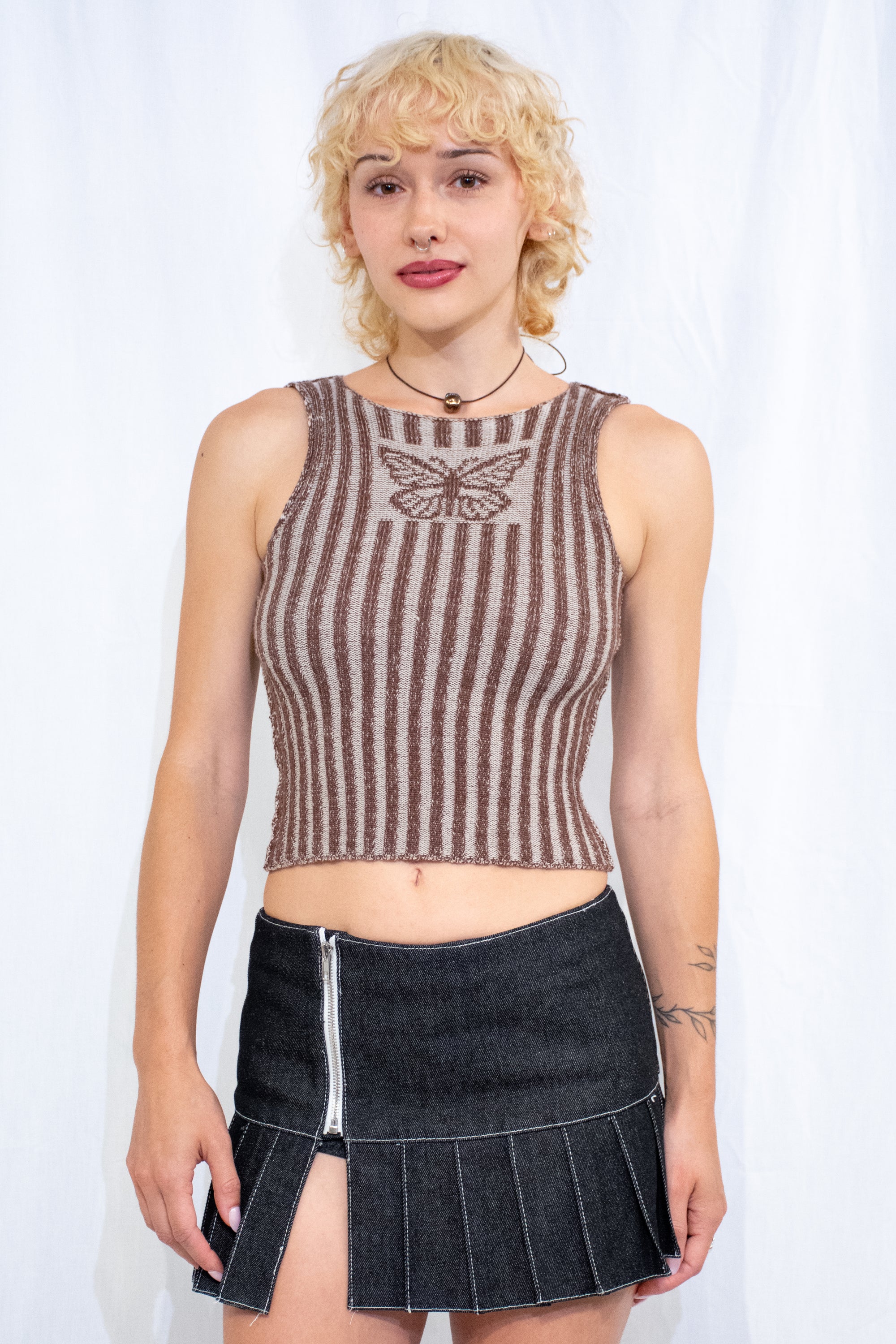 Butterfly Knit Tank