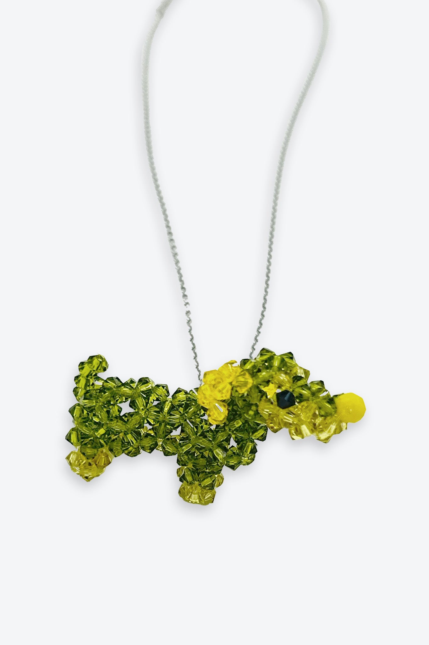 Green Daschund Necklace