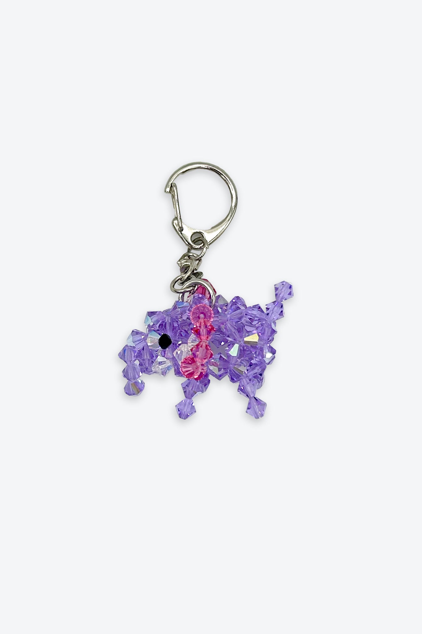 Hope Lennox Purple Elephant Keychain
