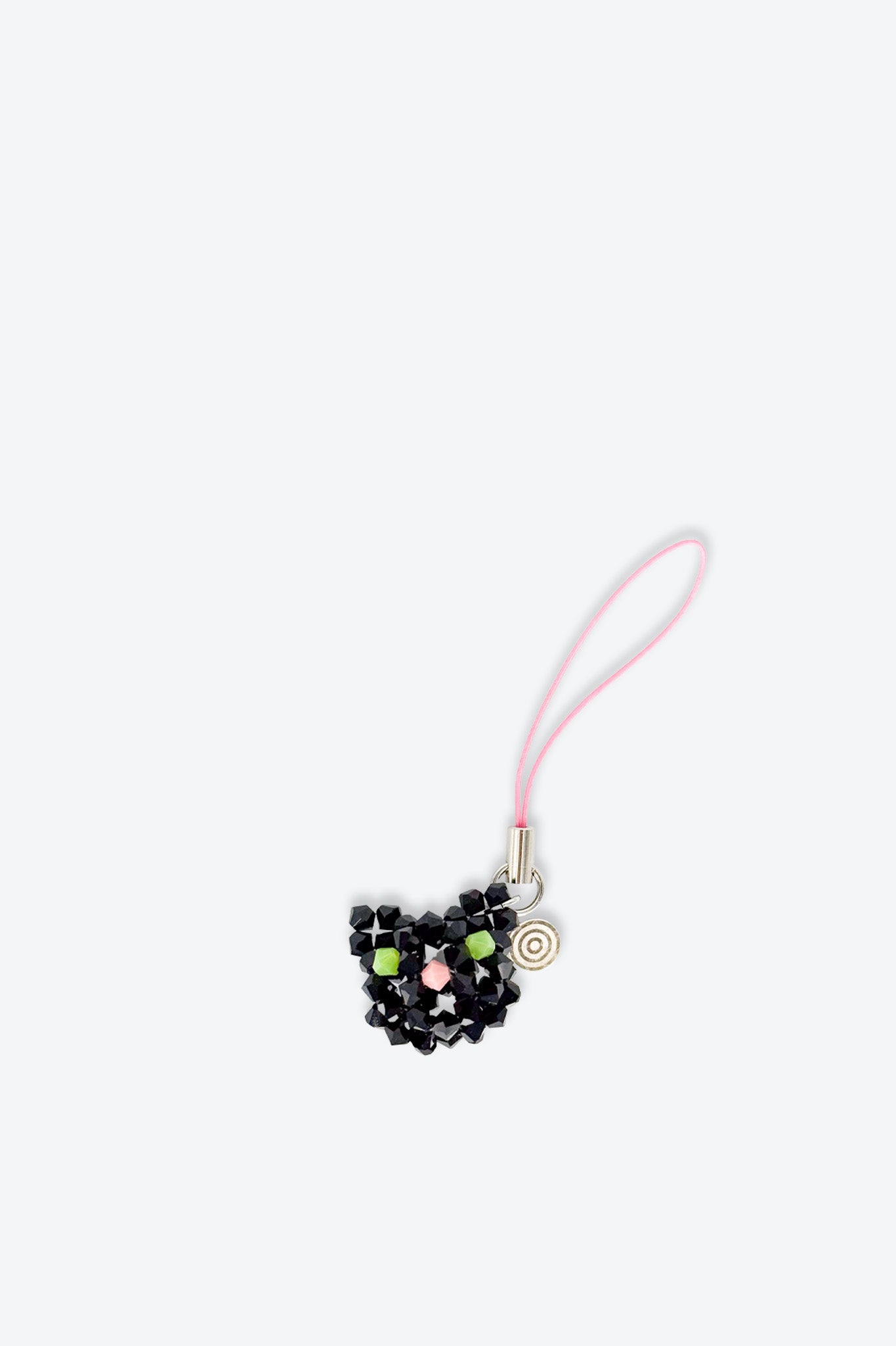 Black Cat Crystal Charm