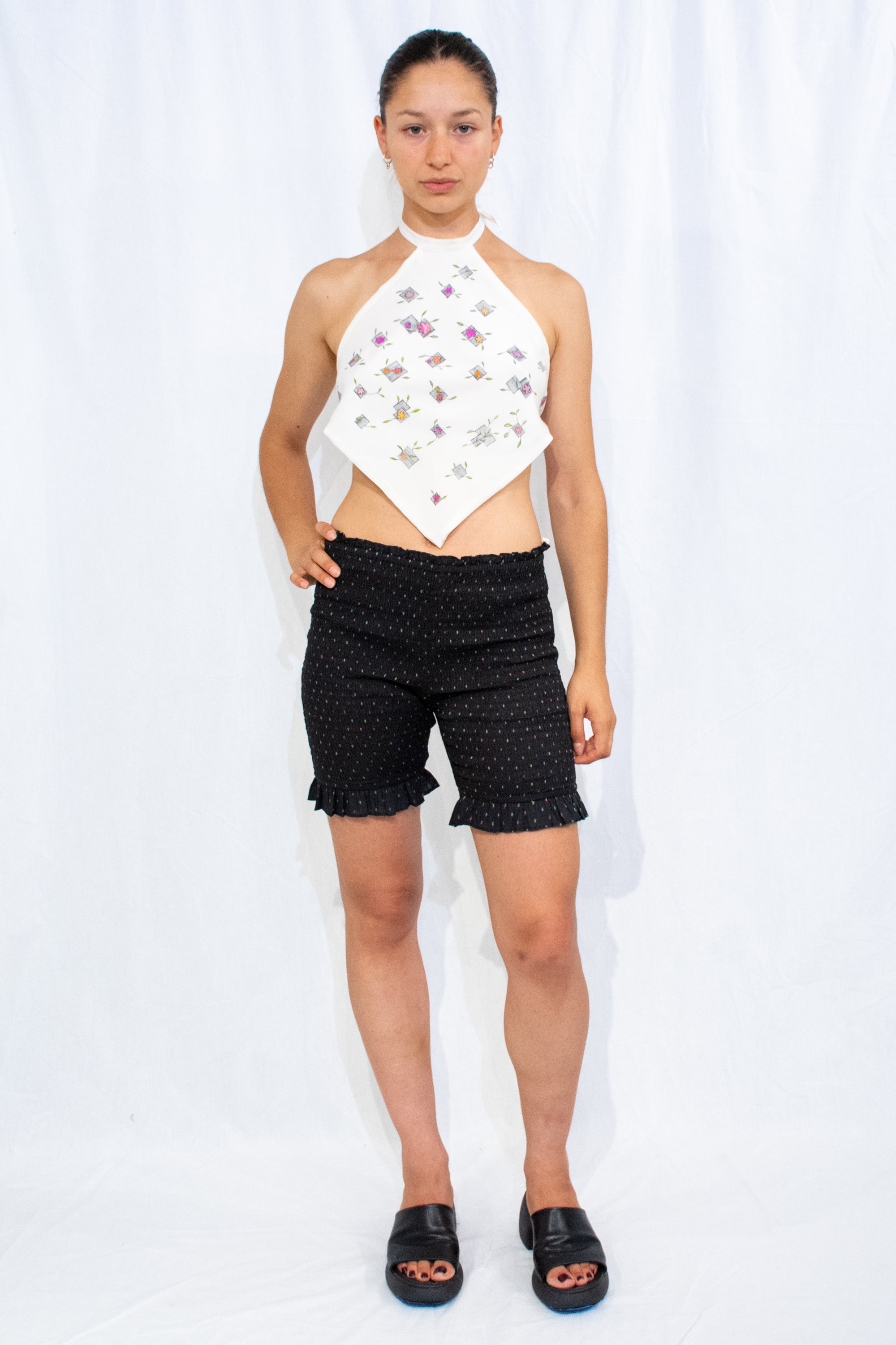 Iridescent Blue Halter