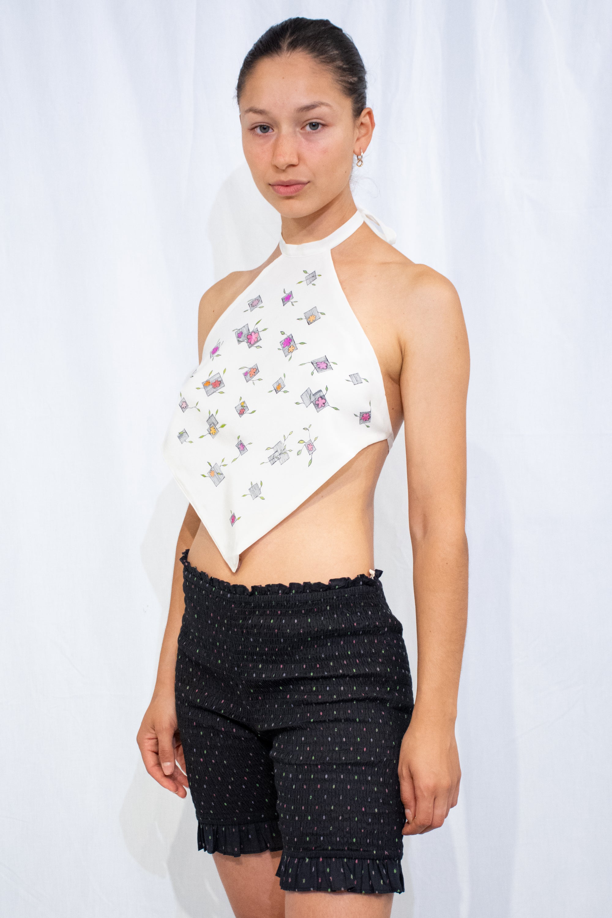 Iridescent Blue Halter