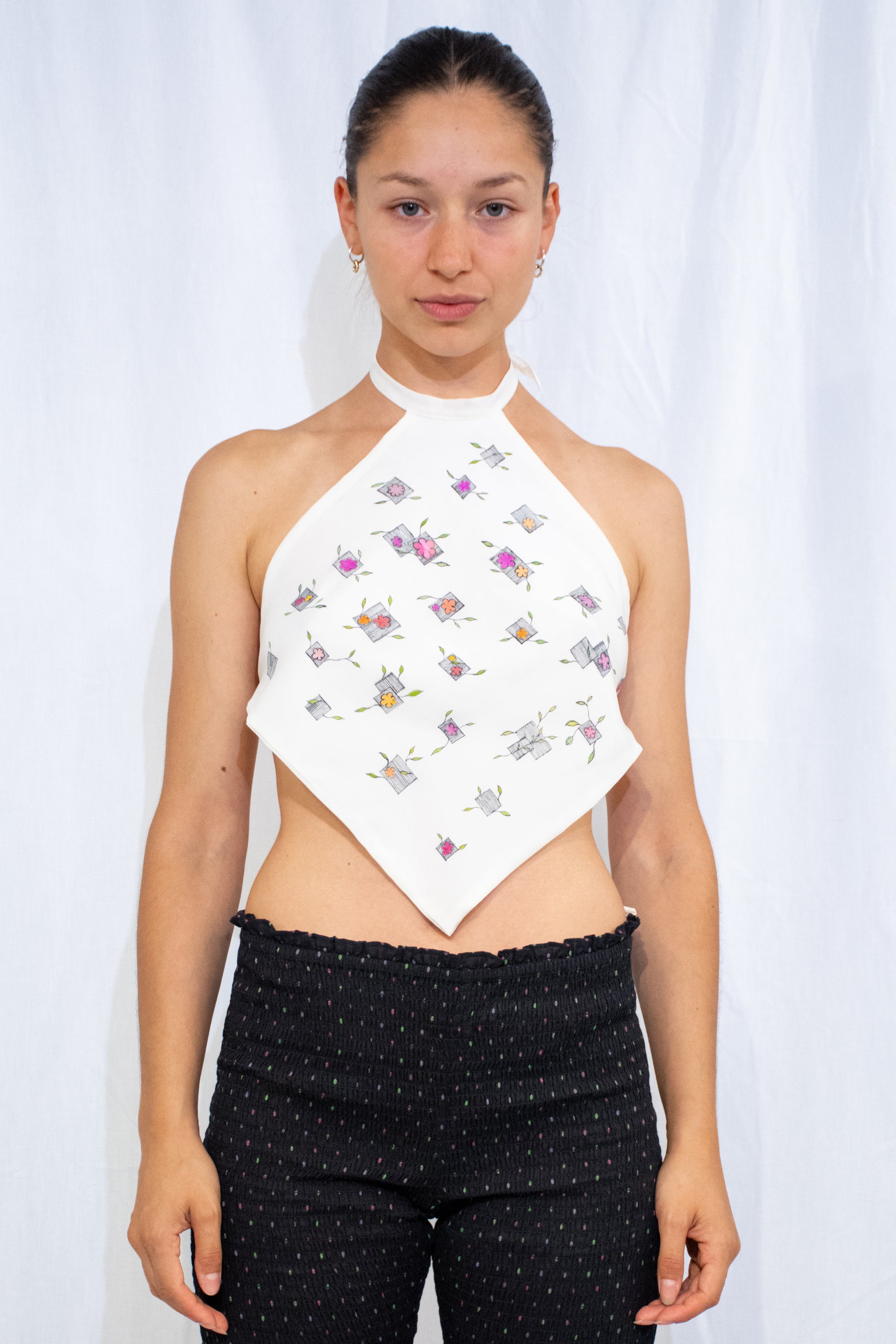 Iridescent Blue Halter