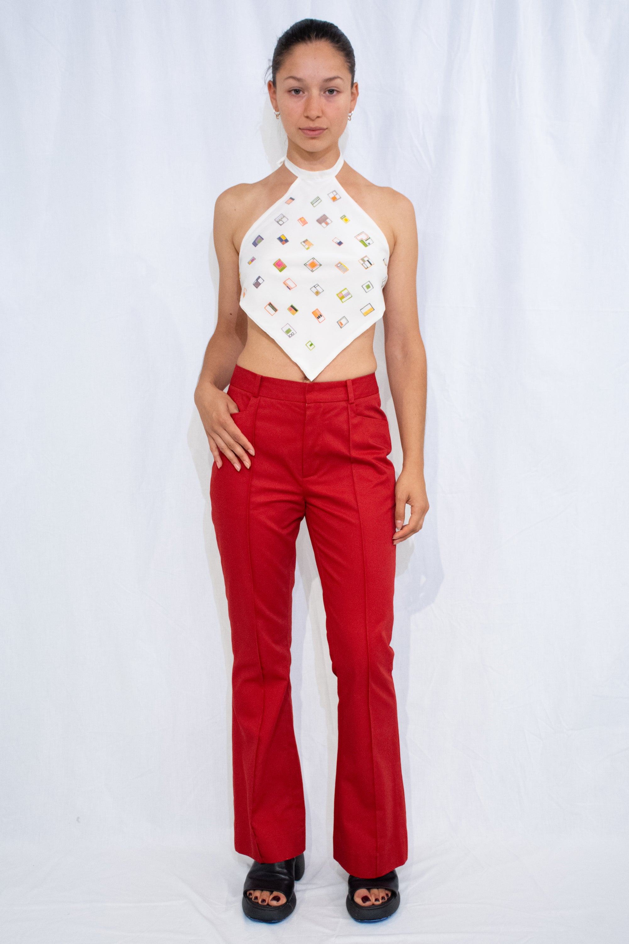 Anna Valentina Red Pants