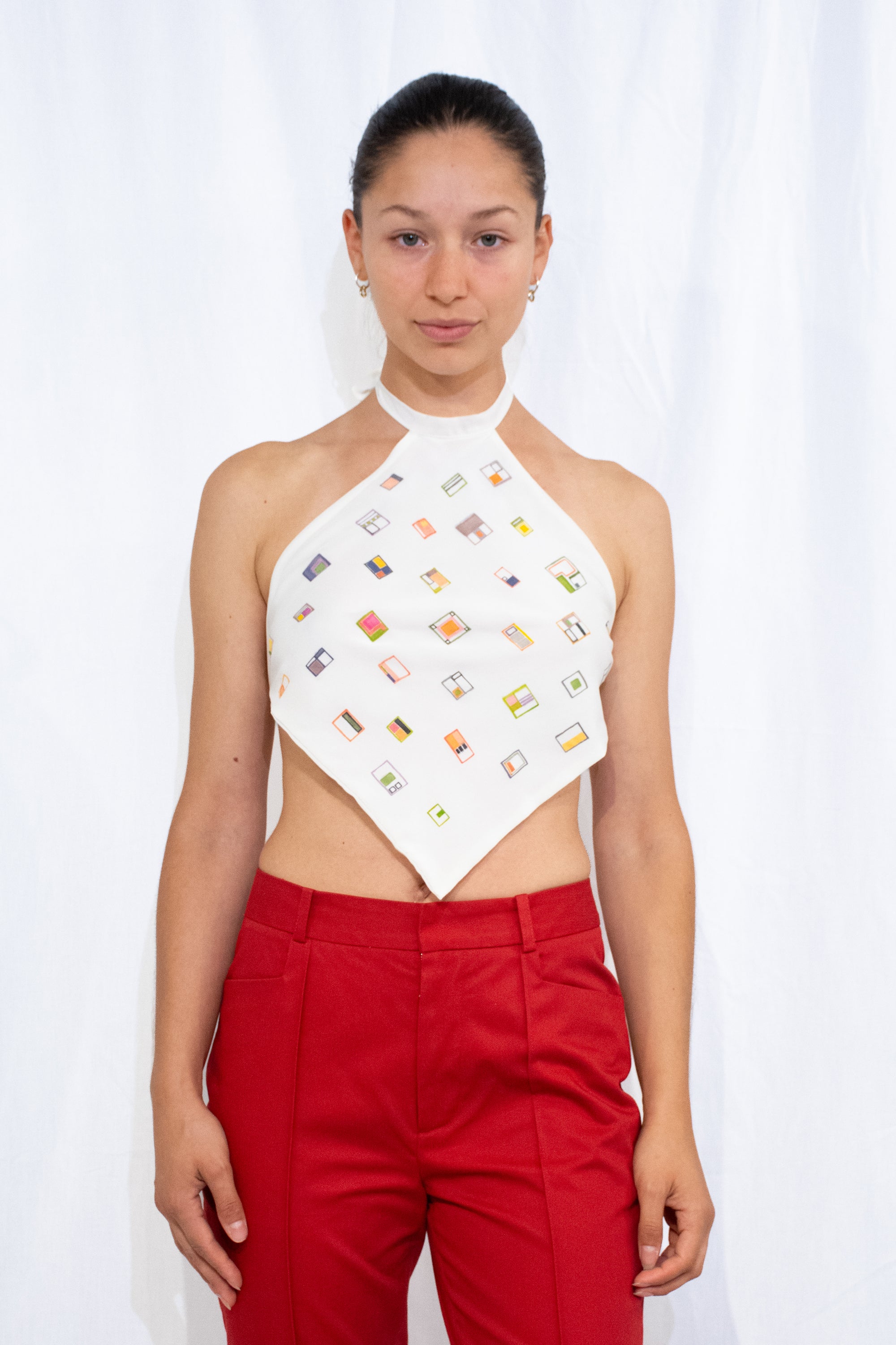 Iridescent Blue Halter
