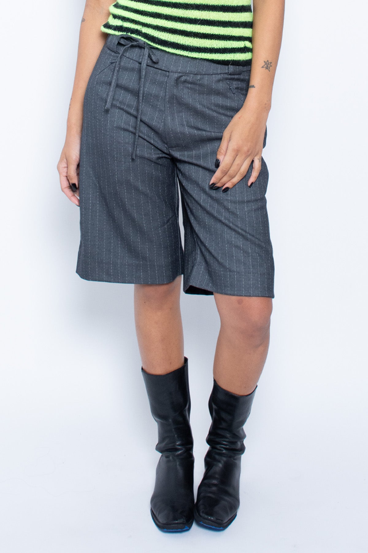 Pinstripe Una Shorts