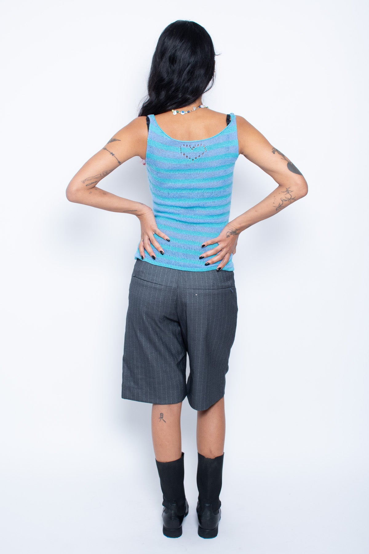 Blue/Teal Stripe Tank