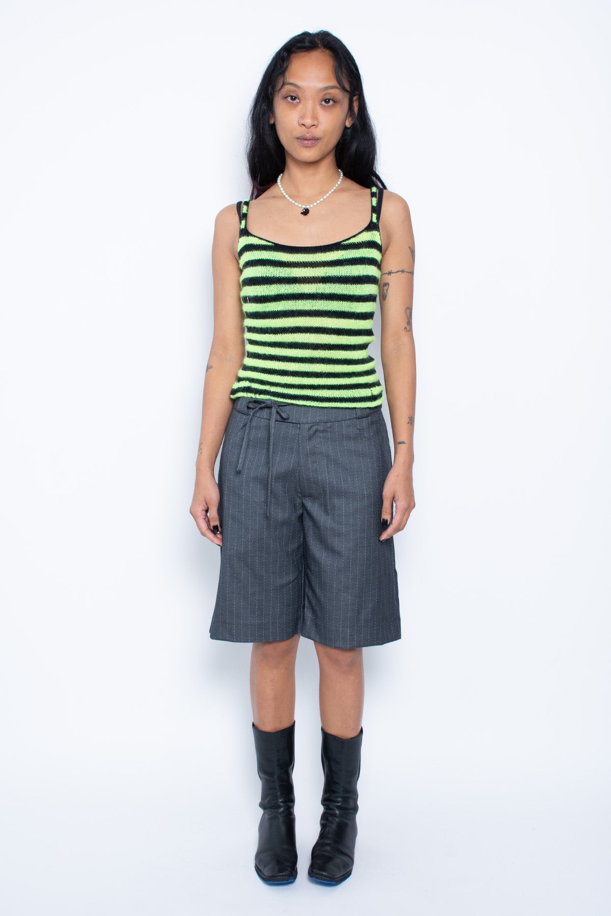 Pinstripe Una Shorts