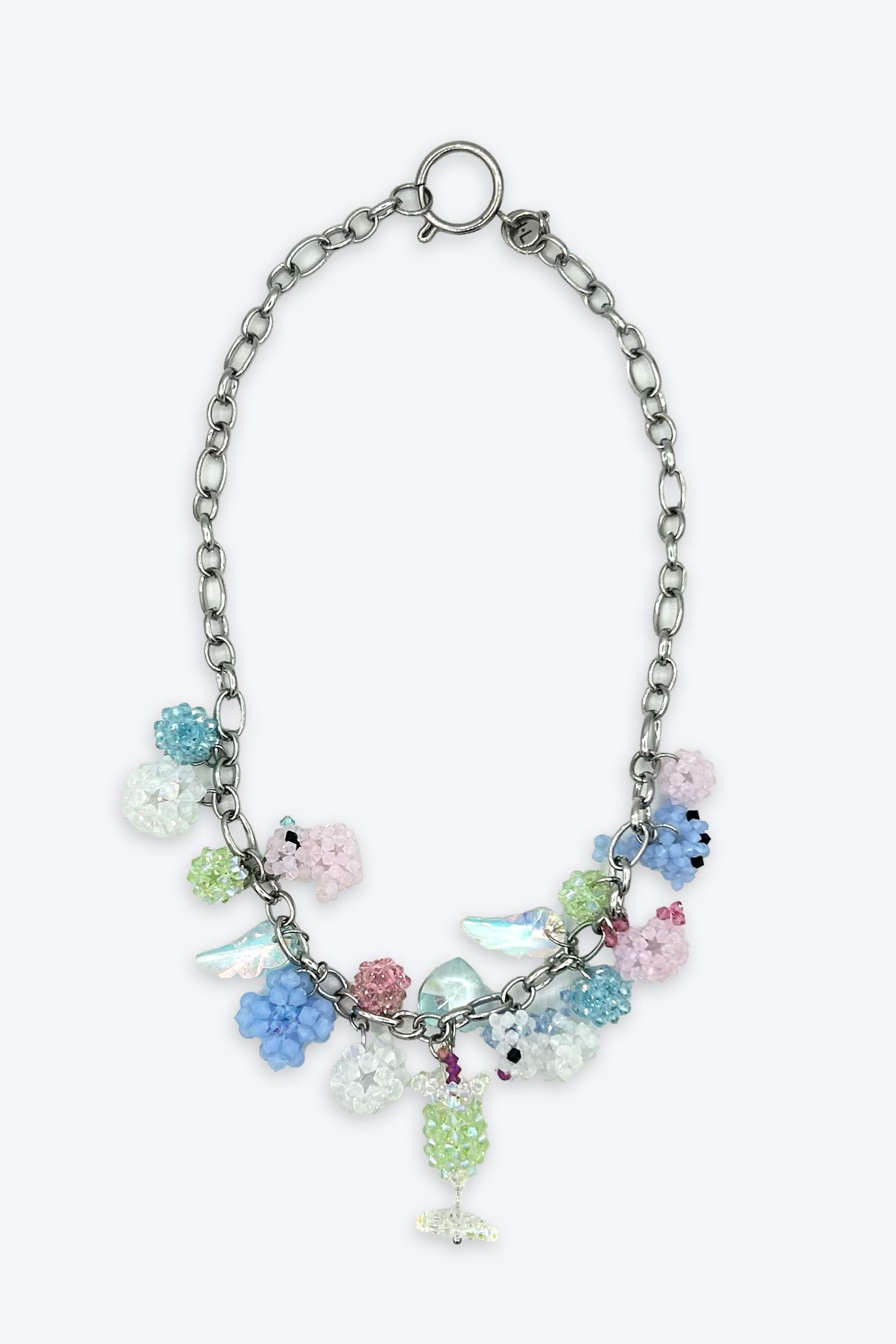 Milkshake Crystal Candy Necklace