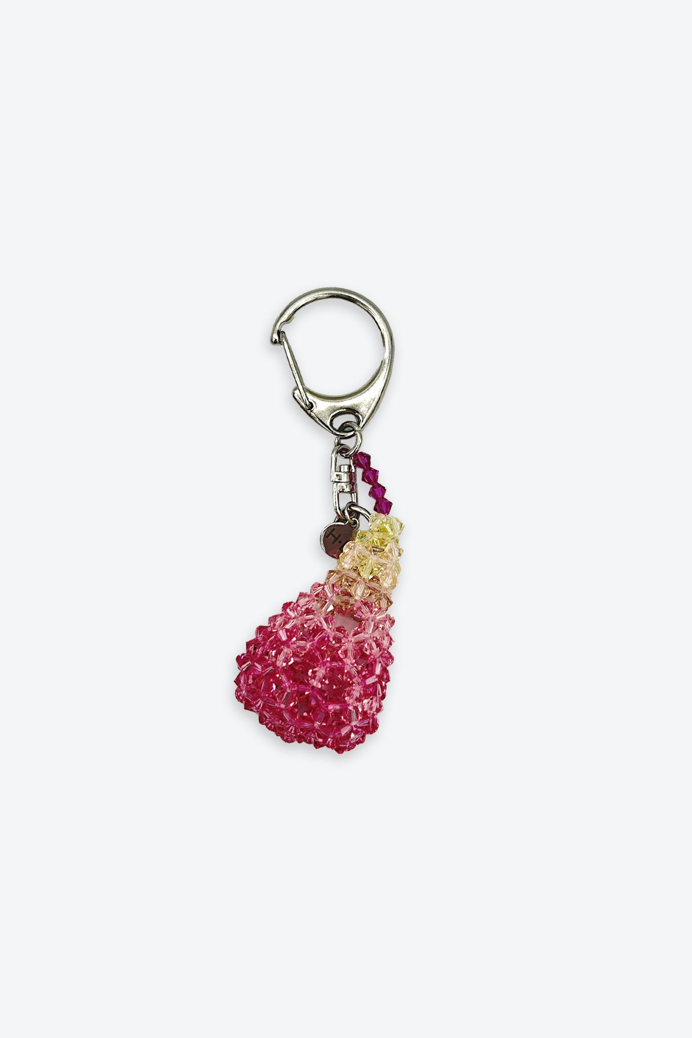 Pink Pear Keychain