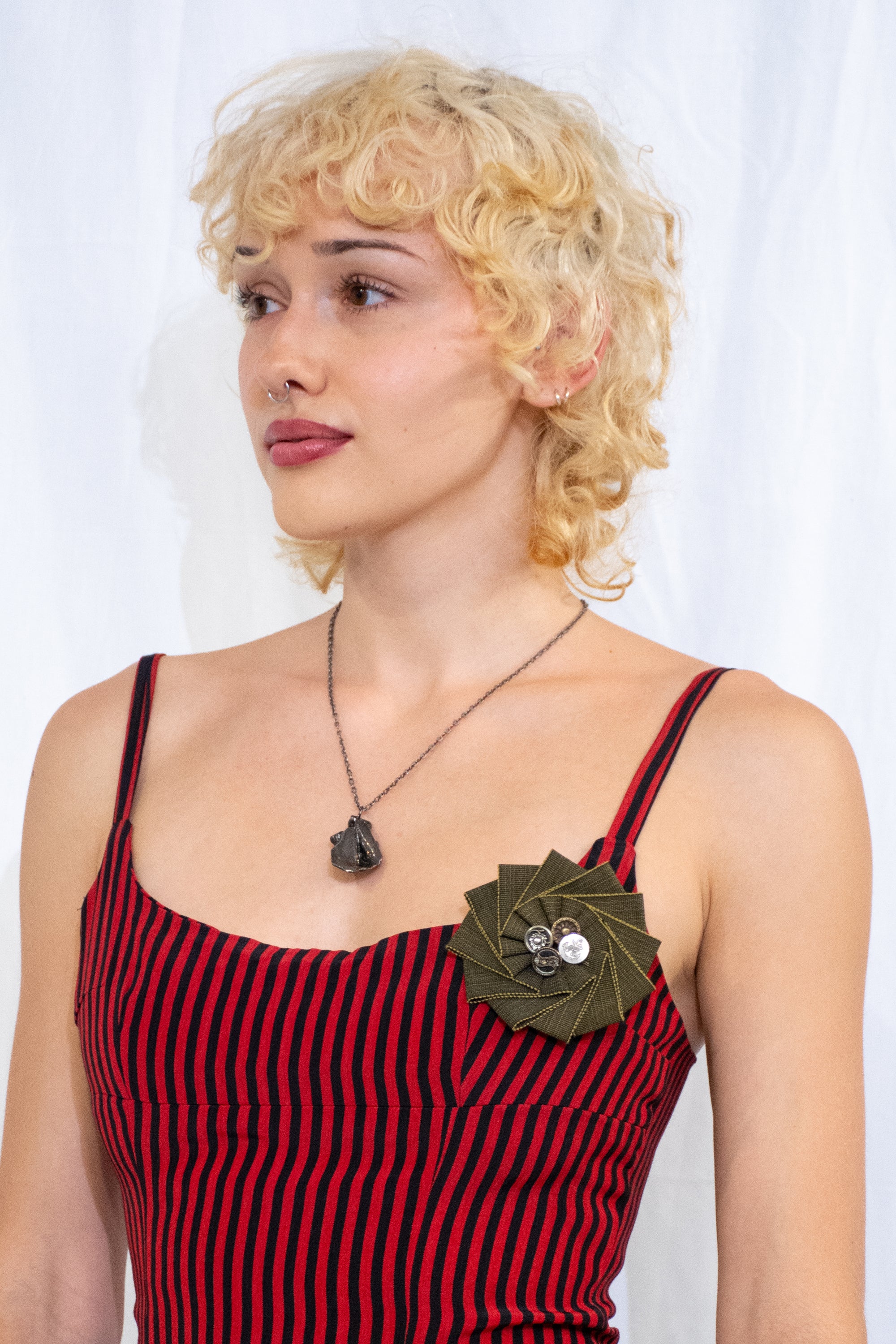 Casey Nyhus x Burrough Brooch - Green