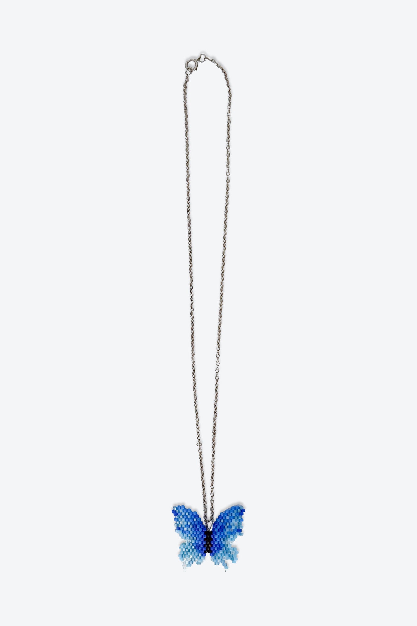 Butterfly Charm Blue Necklace