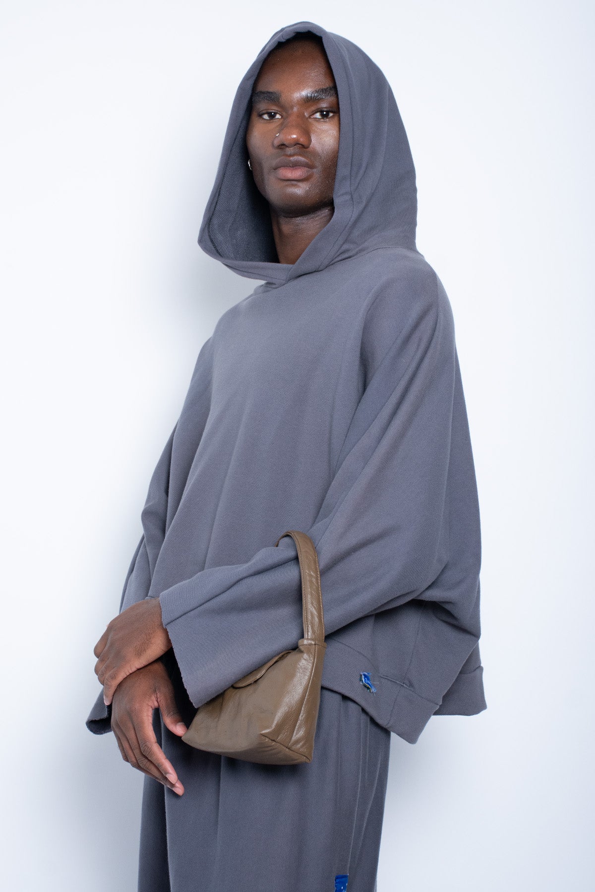 Chocolate Leather Day Bag