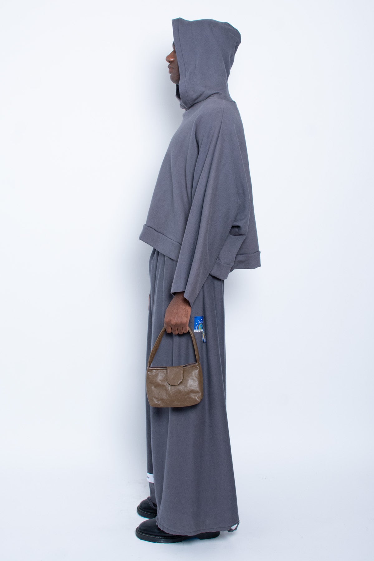 Chocolate Leather Day Bag